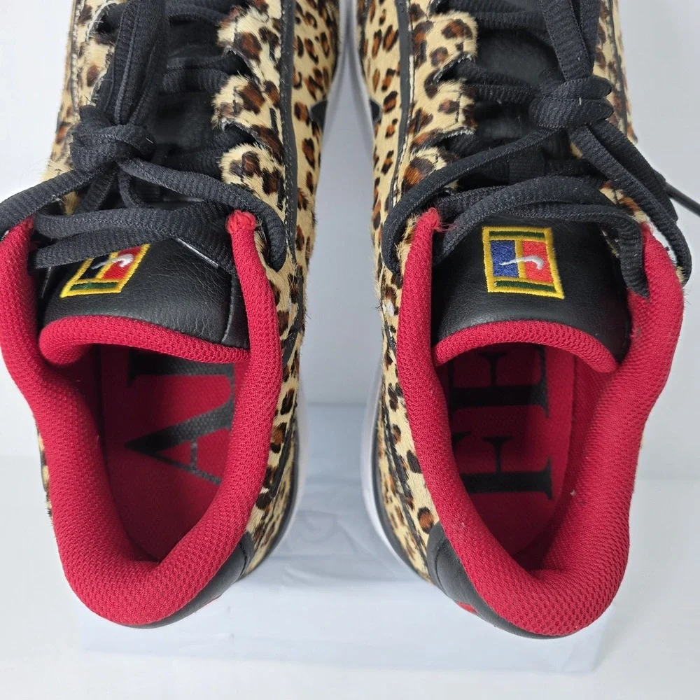 Nike Air Vapor Wing Premium Leopard Animal Print Womens Sneaker CQ9679-001 Sz 12
